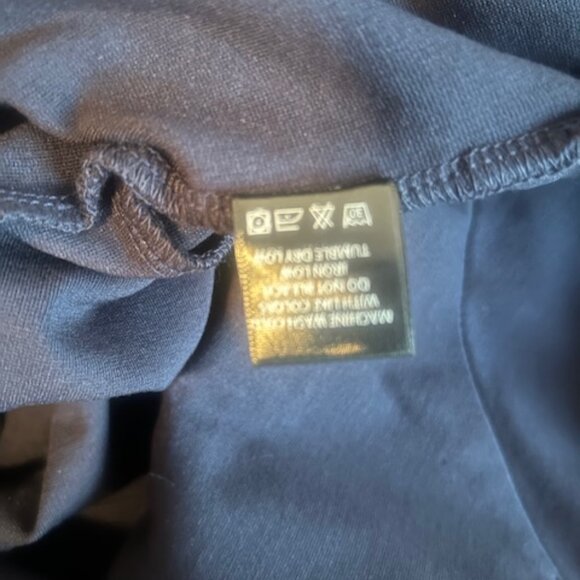 Fashion Nova Bills Paid Black V-neck bodycon Midi dress, size L - Picture 5 of 6